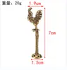 Varilla de Prensado de Tubo de Metal Creativa Personalizada Nuevo Producto en Stock Bronce Portátil Varilla de Prensado de Tubo Venta al por Mayor Accesorios para Tubos