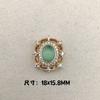 Anillo de oro francés antiguo con incrustaciones de piedra, cuentas de transferencia de oro arena con diamantes, cuentas sueltas, pulsera, collar, pulsera con cuentas, accesorios