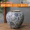 Jarrón de Porcelana Jarrón de Cerámica Adornos Decorativos para el Hogar Escritorio Estilo Chino Valor de Color Pequeño Recipiente para Flores