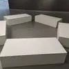 Base de Maniquí de Madera Soporte de Exhibición Plataforma para Pies Plataforma de Transmisión en Vivo Cuadrada Plataforma de Soporte para Exhibición en Ventana de Tienda de Ropa