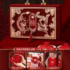 Caja de dinero de dote, caja de dote de compromiso, caja de dote en efectivo, decoración de boda, caja de regalo de compromiso, juego completo de alta gama