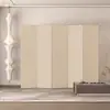 Biombo Plegable para Sala de Estar, Estilo Minimalista Moderno Color Crema, Adecuado para Dormitorio, Hogar, Oficina, Panel de Pantalla Blanco Hueso