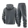 Venta directa de fábrica de trajes transfronterizos Talla europea transfronteriza Amazon Ropa de algodón Temporada de otoño e invierno Cárdigan de lana de cordero Sudadera con capucha Hombre