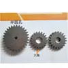 Conjunto de três peças de engrenagem de transição para motor de porta de rolo, engrenagem limitadora, acessórios de base da caixa de engrenagens do motor de porta de rolo