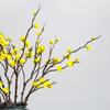 Novos Galhos de Flor de Ameixa Simulada e Flores Artificiais de Wintersweet Estilo Chinoiserie Decoração de Casa Pousada Hotel Arranjo de Flores de Ano Novo Ornamentos de Arte