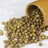 Venta al por mayor de fábrica cuentas de sándalo verde 100 cuentas de sándalo sagrado cuentas para pulsera DIY collar jugar con cuentas cuentas