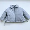 2026 Invierno Nuevas Llegadas Niñas Casual Cremallera Cárdigan Algodón Abrigo Solapa Simple Versátil Cálido Estilo Coreano Chaqueta