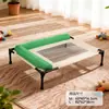 Cama de camping para perros, cama para perros, caseta de verano para perros, adecuada para todas las estaciones, desmontable y lavable, cama para mascotas para perros pequeños y medianos, cama de camping para gatos
