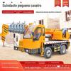 Guindaste de fabricação própria 6 toneladas guindaste de rodas alta potência 360 graus guindaste giratório 5 toneladas pequeno guindaste de fabricação própria