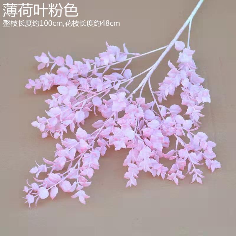 薄荷叶粉色