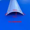 Cantoneira Interna em PVC com Formato de Arco Semicircular 5cm 10cm Tira de Borda em Arco Flexível Tira de Canto Redondo