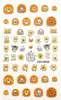 Nuevas pegatinas de animales de dibujos animados para uñas con lámina dorada, lindas calcomanías de gato y cachorro para uñas, pegatinas de arte de uñas impermeables y finas