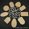 [Jiayi] Llaveros de Madera DIY, Múltiples Estilos Disponibles, Llaveros Grabados con Láser, Llaveros de Madera