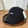 Gorra de Béisbol Bordada con Letras Nueva para Mujer Primavera/Verano, Ala Ancha, Adelgazante del Rostro, Versátil, Circunferencia de Cabeza Grande