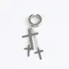 Pendientes de Aro Metálicos al por Mayor para Mujer Diseño Hueco Colgante Acero Inoxidable Recubrimiento al Vacío Personalizable
