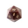 Dados Poliedros de Ágata India Natural Tallados con Números Juego de Mesa D&D Juego de Mesa Siete Piezas Z02