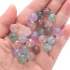 Perlas de Hielo Perlado de Vidrio Perlas de Tierra Perlas Sueltas Hecho a Mano DIY Pulsera Collar Colgante Material para Joyería Perlas Venta al Por Mayor