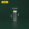 Botellas de Plástico de Boca Ancha para Mascotas 30 50 80ml Botellas Cápsula de Plástico Botellas Dosificadoras de Grado Alimenticio Botellas Pequeñas para Medicamentos Botellas de Muestra