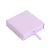 Caja de joyería de película de PE impresa para anillos, pulseras, caja extraíble para colgantes, collares, accesorios de arte de uñas y caja de embalaje para joyería