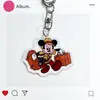 Llavero de Mickey Mouse Serie de Anime de Dibujos Animados Llavero Acrílico Creativo Lindo Colgante Decoración de Bolso Llavero