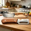 Pelador de caña de azúcar de acero inoxidable, un pelador de cocina lindo, de grado comercial, engrosado, y un juego de peladores de verduras para usar con varias verduras