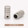 Hebilla de Extremo de Cordón de Metal con Ranura para Campana de Tornillo Cilíndrico Aleación de Zinc Electrochapado Hebilla de Extremo de Cordón para Pantalones Jin Da Accesorios para Ropa