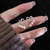 Brincos de Pérola 2021 Nova Chegada Brincos Vintage Femininos Estilo Hong Kong Elegantes Brincos de Pino Sensação Premium Francesa