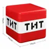 Caixa de Armazenamento Temática de Creeper, TNT e Ponto de Interrogação do Minecraft para Brinquedos, Lanches, Sala de Estar em Casa