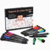 Set de Marcadores para Pizarra Blanca Fácil de Borrar, 12 Colores, Fuertemente Magnético, Bolígrafo para Pizarra Blanca Fácil de Borrar, Especial para Capacitación, Directo del Fabricante, Mayoreo