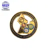 Producción de Monedas Conmemorativas de Metal, Pines Conmemorativos Culturales y Creativos, Medallas de Mapa Esmaltadas, Fábrica de Origen para Producción, Gratis