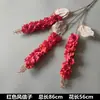 Arte Floral para Casamento Flor Vermelha Material de Fundo Decoração Ikebana Rosa Eucalipto Arranjo para Sala de Estar Interna