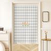 Cortina divisoria para dormitorio, cocina, baño, privacidad, media cortina, para sala de estar, dormitorio, hogar, sin agujeros, para colgar