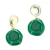Esmalte moda nuevos pendientes lujo ligero elegante irregular frescos retro pendientes colgantes para mujer pendientes