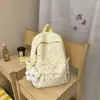 Mochila de Grande Capacidade Estilo Japonês Novo 2026 Estilo Escolar Alta Aparência Céu Estrelado Ensino Fundamental e Médio Leve Redutora de Carga Bolsa de Ombro Duplo