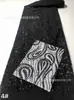 Tecido de Malha Bordado com Lantejoulas e Tubos de Miçangas Vestido de Casamento Vestido de Banquete Renda Bordada Tecido da Moda Tecido de Renda