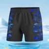 Novos calções de banho homens adulto boxer moda impressão a laser de secagem rápida anti-constrangimento praia primavera termal calções de banho atacado