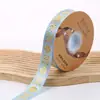 Fita de laço para gilding a laser termofixa de 2,5 cm fita fita caixa de presente embalagem de presente fita de barra diy