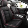 Almofadas de assento de carro personalizadas, adequadas para todas as estações, almofadas de assento de couro Nappa para cinco lugares, cobertura total, assentos dianteiros individuais ou duplos