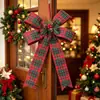 Cinta de Cuadros de Copos de Nieve Navideños Cinta para Lazos de Regalo DIY Decoraciones para Árbol de Navidad Decoraciones