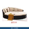 Jardim de Villa ao Ar Livre Pátio Piscina Cama de Descanso Lazer Jardim Sofá de Rattan Cama Redonda Cadeira de Sol ao Ar Livre