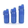 Nova Caneca Térmica Gradiente de Alto Valor Aço Inoxidável 304 Silicone Pote Espacial Portátil Antiescaldante Grande Capacidade Caneca de Viagem