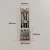 Mola do Alimentador Trava de Mola Tremonha da Máquina de Sucção Fivela de Mola da Trava Clipe da Tremonha Fivela Fixadora do Tambor