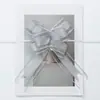 Guirnalda de Cinta Colorida Color Sólido Transparente Elegante Flor Estirada a Mano Decoración de Fiesta Boda Habitación Coche de Boda Escalera Techo Lazo