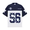 Novas Camisetas de Manga Curta de Verão para Homens e Mulheres, Tops Versáteis Casuais Largos, Jerseys Esportivos Americanos Vintage, Modernos