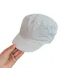 Chapéu de Cavaleiro com Topo Plano e Design Exclusivo, Chapéu Equestre Artístico Retrô com Bolinhas para Mulheres, Chapéu Respirável com Proteção Solar para o Verão