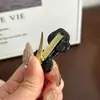 Estilo Coreano Estilo Lindo Pinza para el Cabello de Mariposa de Ácido Acético Pinza de Pato Diseño de Nicho Elegante Pinza Lateral para Flequillo con Diamantes