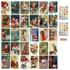 Cartão de Decoração de Natal Cartão Postal de Véspera de Natal Cartão de Saudação Retrô Adesivo de Parede Quarto Quarto Decoração de Parede
