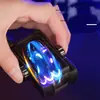 Punto de inicio X19 giroscopio de descompresión de doble arco con punta de dedo, luces coloridas, encendedor de cigarrillos de metal USB, encendedor para hombres, venta al por mayor