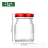 Atacado de fábrica ninho de pássaro de vidro cozido fresco garrafa resistente a alta temperatura garrafa de vidro espesso grau alimentício logotipo imprimível