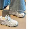 Versão em Couro Macio~Tênis Casuais em Couro Macio com Solas Macias, Tênis Leves para Corrida ao Ar Livre, Versáteis Tênis Cinzas de Solado Grosso para Treino Forrest Gump